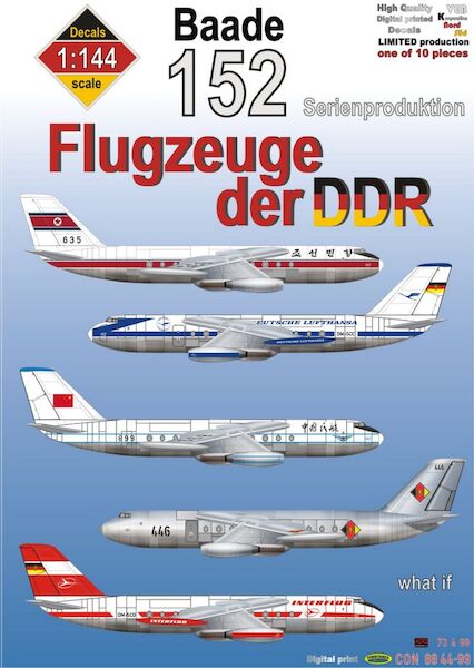 Flugzeuge der DDR: Baade 152 - Whats if CON884499