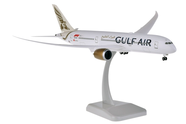 B787-9 (Gulf Air) A9C-FA with Radome, stand and gears HG11007