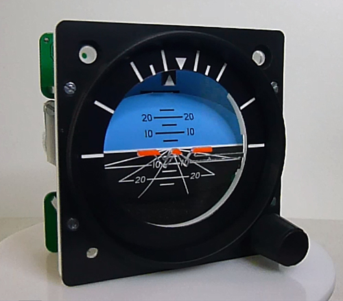 Attitude Indicator Black/Blue & Adjust.Pitch (GSA-055 usb interfase required) GSA-011