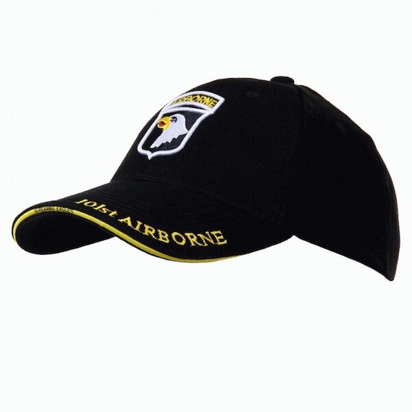 Baseball cap 101st Airborne (black/yellow) 215164-275 bl-yel