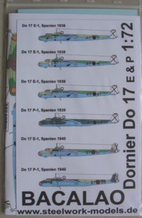 Dornier Do17 E/P Bacalao (Spanish AF) sd7204