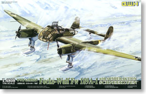 Focke Wulf Fw189A-1 with schneekufen L4808
