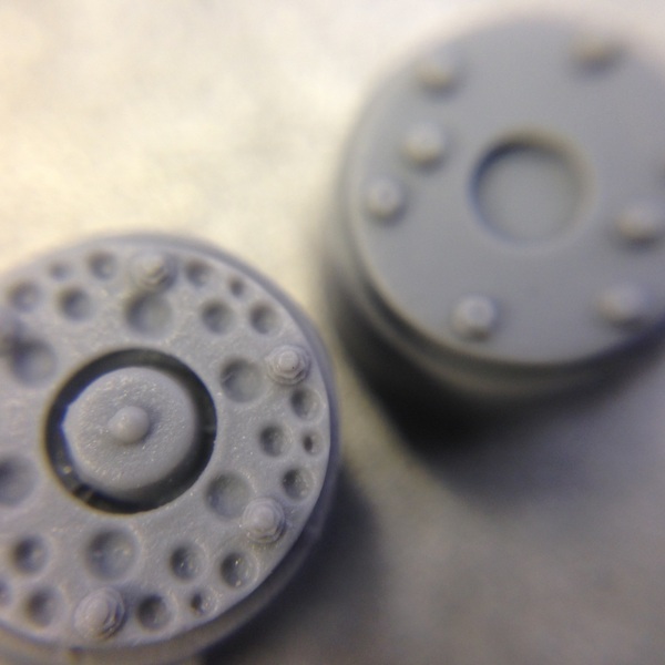 Gotha Propeller hubs and backplates 2x (Wingnut Wings) ATTR008