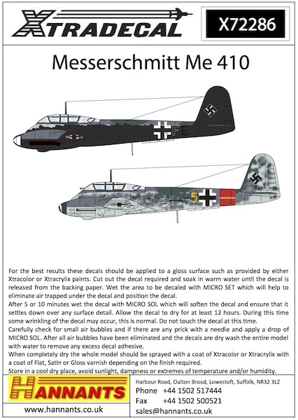 Messerschmitt Me410A-1 (13) X72286