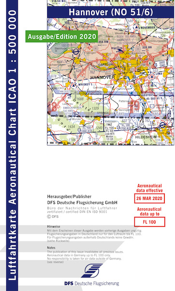 ICAO chart Germany Hannover 2020 51-6