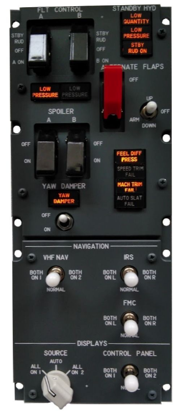 B737 Ics Fwd Overhead Panel Kit Flight Control And Navigation P