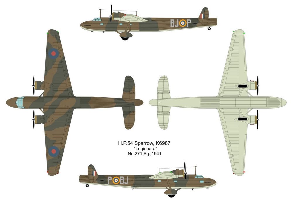 1/72 - Handley-Page Harrow & Sparrow by Valom - released