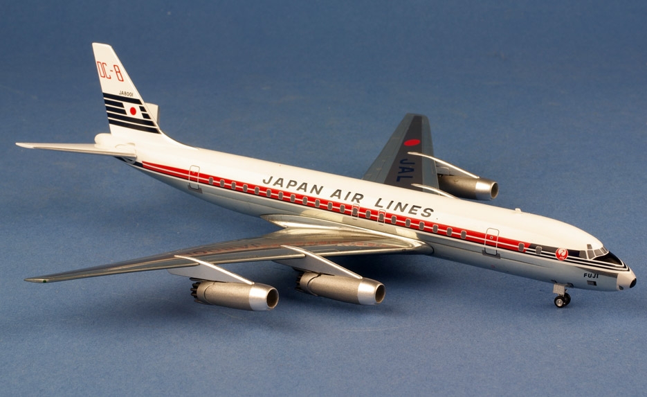 日本航空 模型飛行機セット ダグラスDCー8 Yahoo!オークション - 1/400