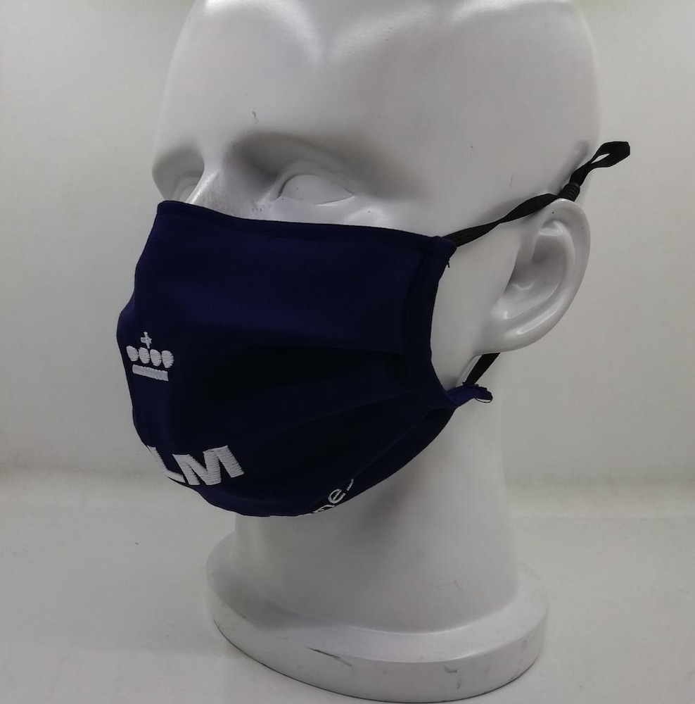 Aviation Face Mask KLM Royal Dutch Airlines square form