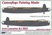 Camouflage Painting masks Avro Lancaster BI/BIII