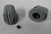 B737 knob, painted gray.