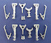 Boeing 737-800 Landing Gear (2 Sets) (replacement for 1/144 Revell)