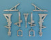Northrop F5A, CF5a, NF5A Landing gear (Kinetic)
