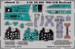 Detailset MiG21R Fishbed Interior Self Adhesive (Eduard Weekend)