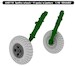 Spitfire 4 spoke wheels with Patern (Eduard)