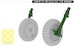Focke Wulf Fw190 Wheels - late (Eduard)