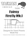 Fairey Firefly MK1 low-profile Canopy (Grand Phoenix/AZ Models)