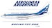 Boeing 737-200 Aerolineas Argentinas LV-JMW With Stand