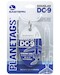 Keychain made of real aircraft skin: Douglas DC-9 N8990E Eastern Airlines (blue/white)