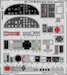 Detailset B25J Mitchell Gunnose Interior Self adhesive (HK models)