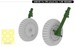Focke Wulf Fw190 Wheels - late (Eduard)