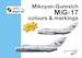 Mikoyan & Gurevitch MiG17 Colours & Markings + decals