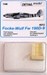 Focke Wulf FW190D-9 Cannon Bulges for Eduard Model Marking C