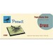 Paper display base 7,3x7,3 cm (Grass)