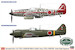 Kawasaki Ki61-I tei type 3 Hien (Tony) and Ki100-I Otsu type 5 (Tony) '244th Flight Regiment" (2 kits included)