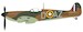 Spitfire MkI RAF, "Battle of Britain" X4036/D-AZ, flown by P/O Robert Doe, No.234 Sqnadron, Middle Wallop, August 1940
