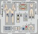 Detailset Lightning F2A Seatbelts (Airfix)