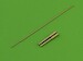 Messerschmitt Me163A Komet armament set (MG 151 barrel tips) & Pitot Tube