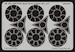 Savoia Marchetti SM79-II Sparviero Engine detail set (Trumpeter)