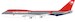 B747-400 (Northwest Airlines "50 Years Bridging the Pacific") N665US With Stand