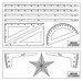 Transparent flexible rulers and templates for scratchbuilding