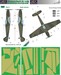 Messerschmitt BF109 camouflage Mask - Early Scheme Part 1 (Airfix)