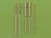 Focke Wulf Fw190 A6 armament set (MG 17 barrel tips, MG 151 barrels, MG151 barrels in fairings) & Pitot Tube