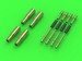 Hawker Hurricane MKIIc Hispano MK2 20mm Cannon with round recoil springs (4x)