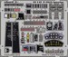 Detailset F104A Starfighter Interior self Adhesive (Italeri)