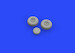 B25C/D Mitchell wheels (Airfix)