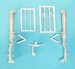 P47 Thunderbolt Landing gear legs (Kinetic, Vintage Fighters)