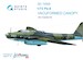 Canopy and other glassparts Petlyakov Pe8 (for Zvezda)