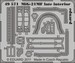 Detailset MIG21MF Late interior Self adhesive (Eduard)