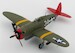 P47D Thunderbolt "Razorback" USAAF, "Tuskegee", No.34, 100th FS, 332nd FG, Italy 1944
