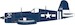Vought F4U-1D Corsair USMC VMF-512 USS Gilbert Islands 1945