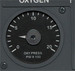 B737 Oxygen pressure gauge.