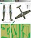 Messerschmitt BF109 camouflage Mask - Early Scheme Part 1 (Airfix)