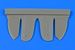 Supermarine Spitfire Mk.IX Elevator control surfaces (early version) (Eduard)