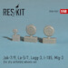 Russian WW2 early fighter Wheels set (Yak7/9, Lagg3, I-185, MiG3) for dry airfields
