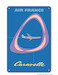 Air France Caravelle F-BHRB "Lorraine" Jet Airliner Vintage metal poster metal sign